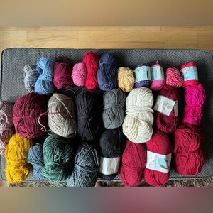 Assorted yarns